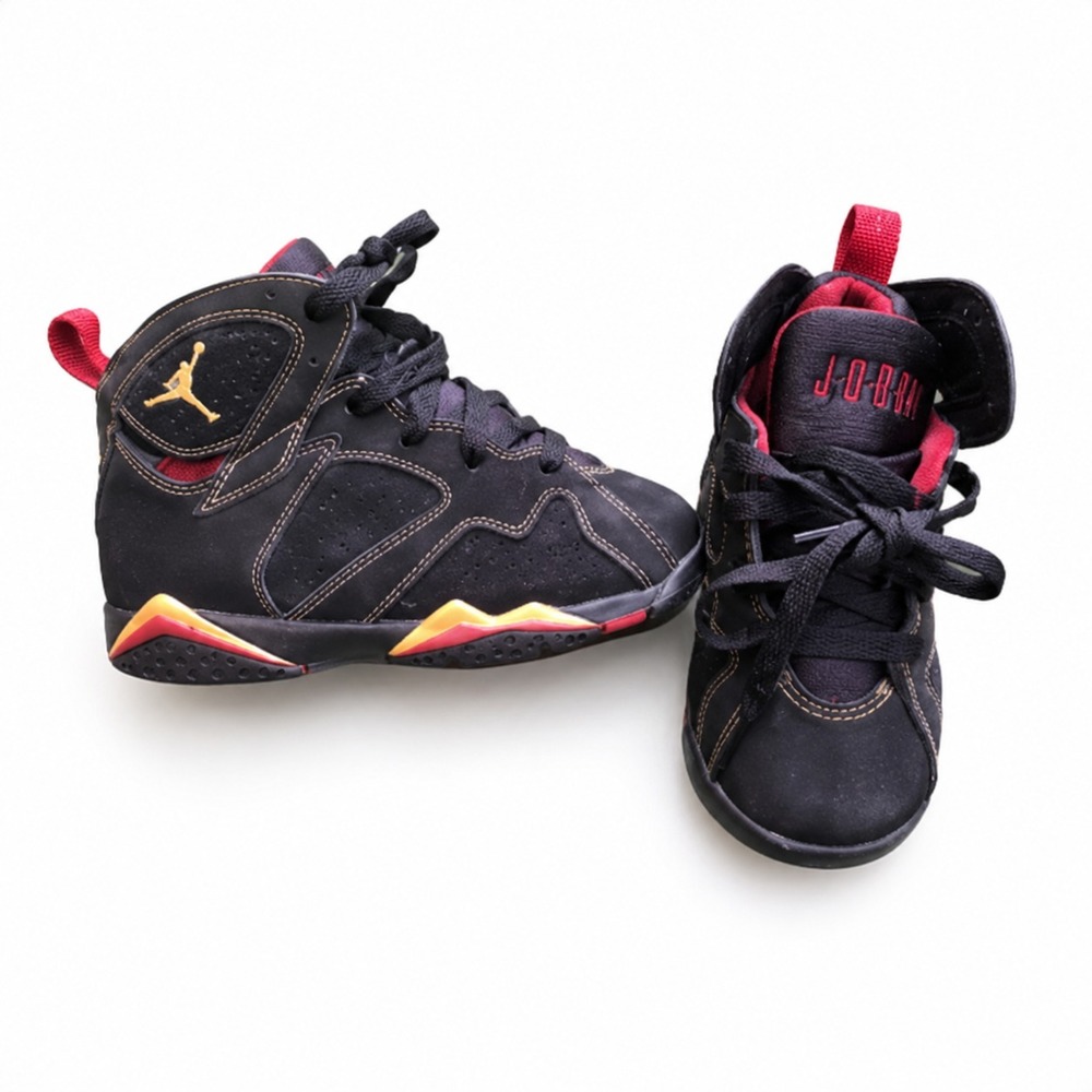 Nike Air Jordan 7C Citrus Black Toddler High Top